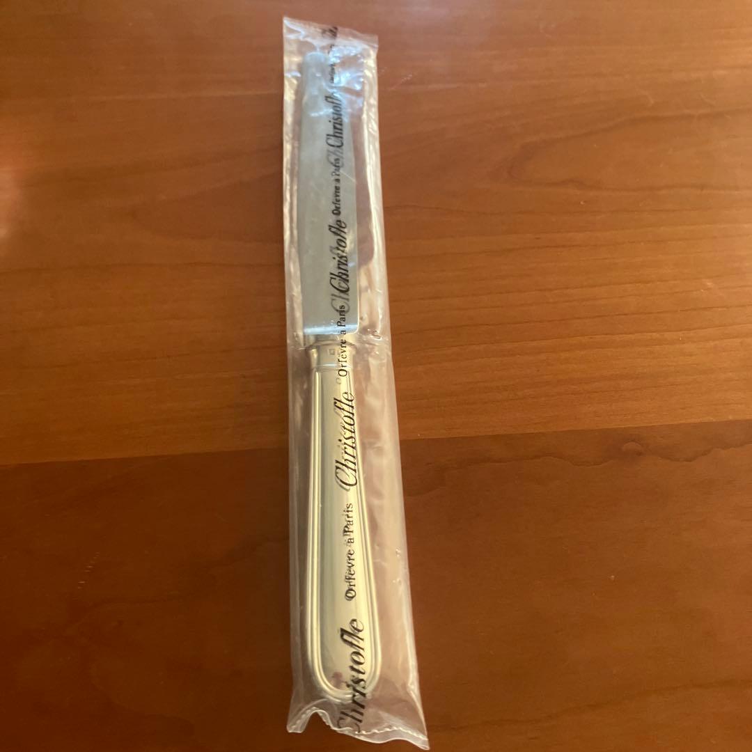 クリストフル　ステンレス製 テーブルフォーク、スプーン、ナイフ各1本