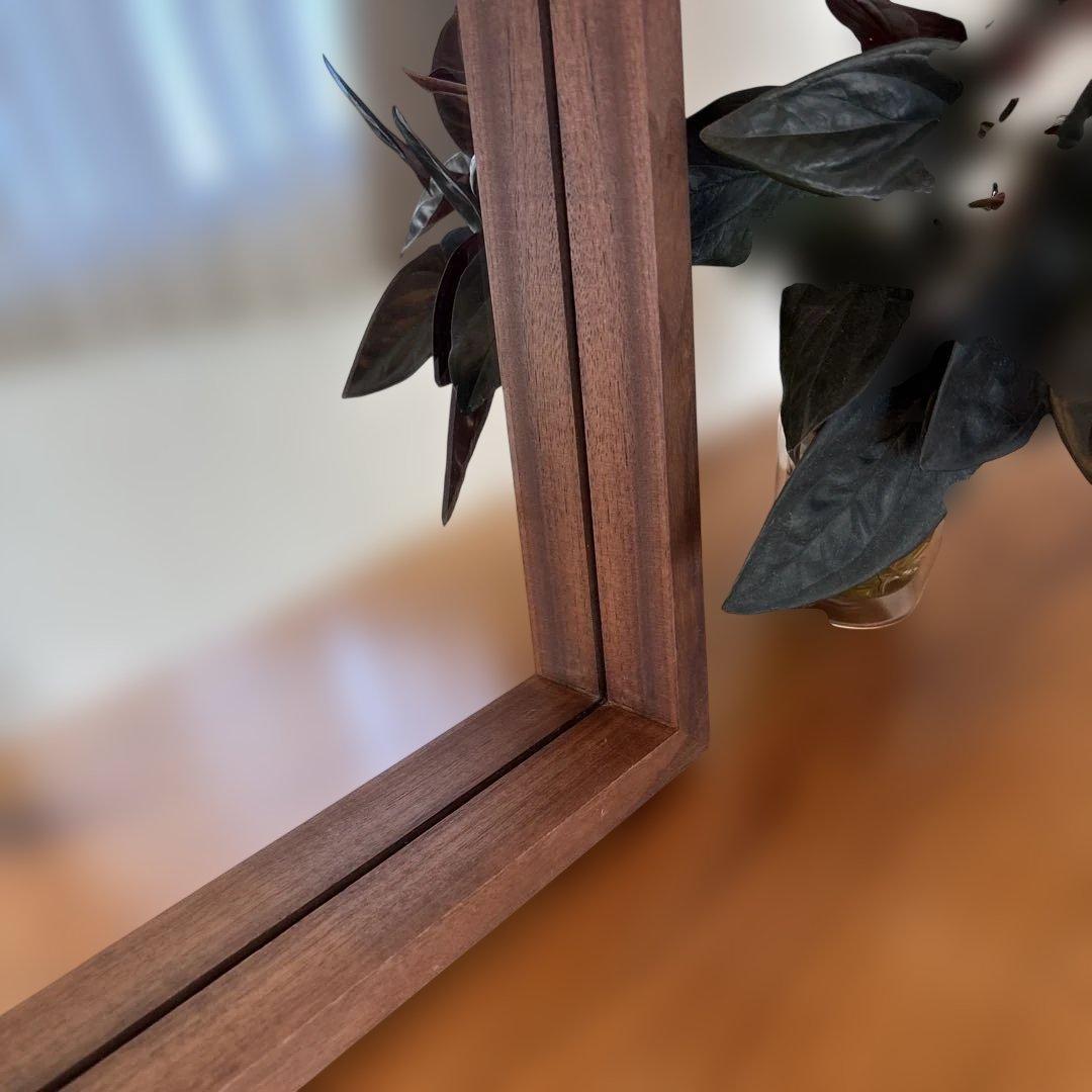 ◻️ブラックウォルナット 大きな鏡◻️