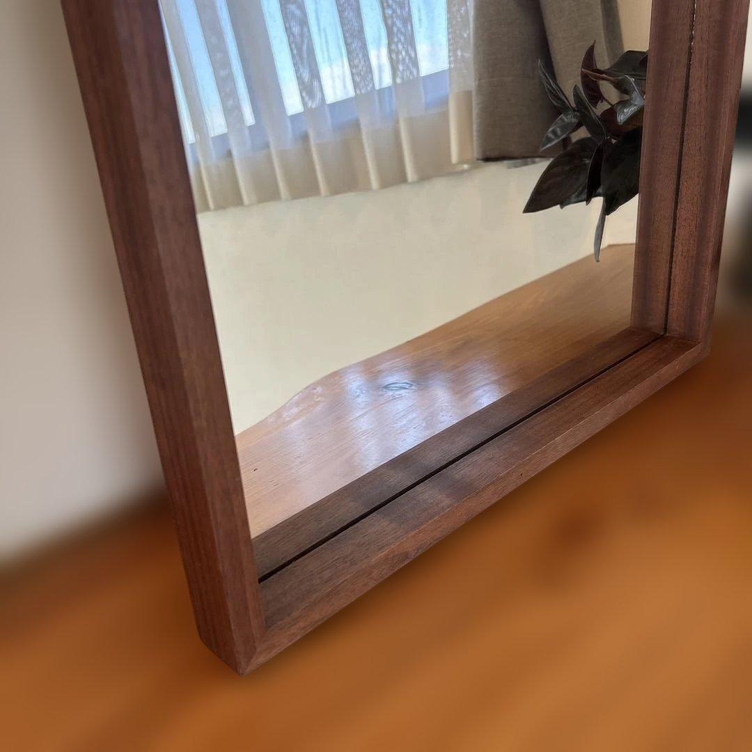 ◻️ブラックウォルナット 大きな鏡◻️