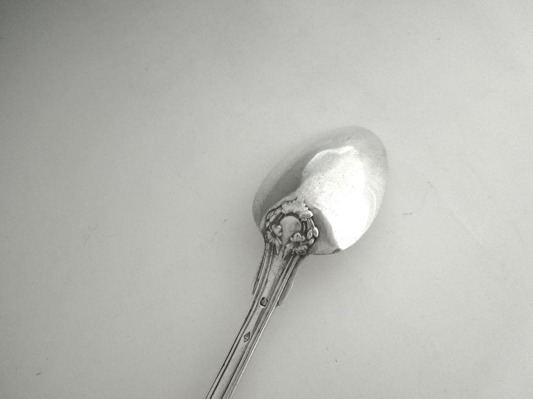 フランス　シルバーテーブルスプーン　 純銀