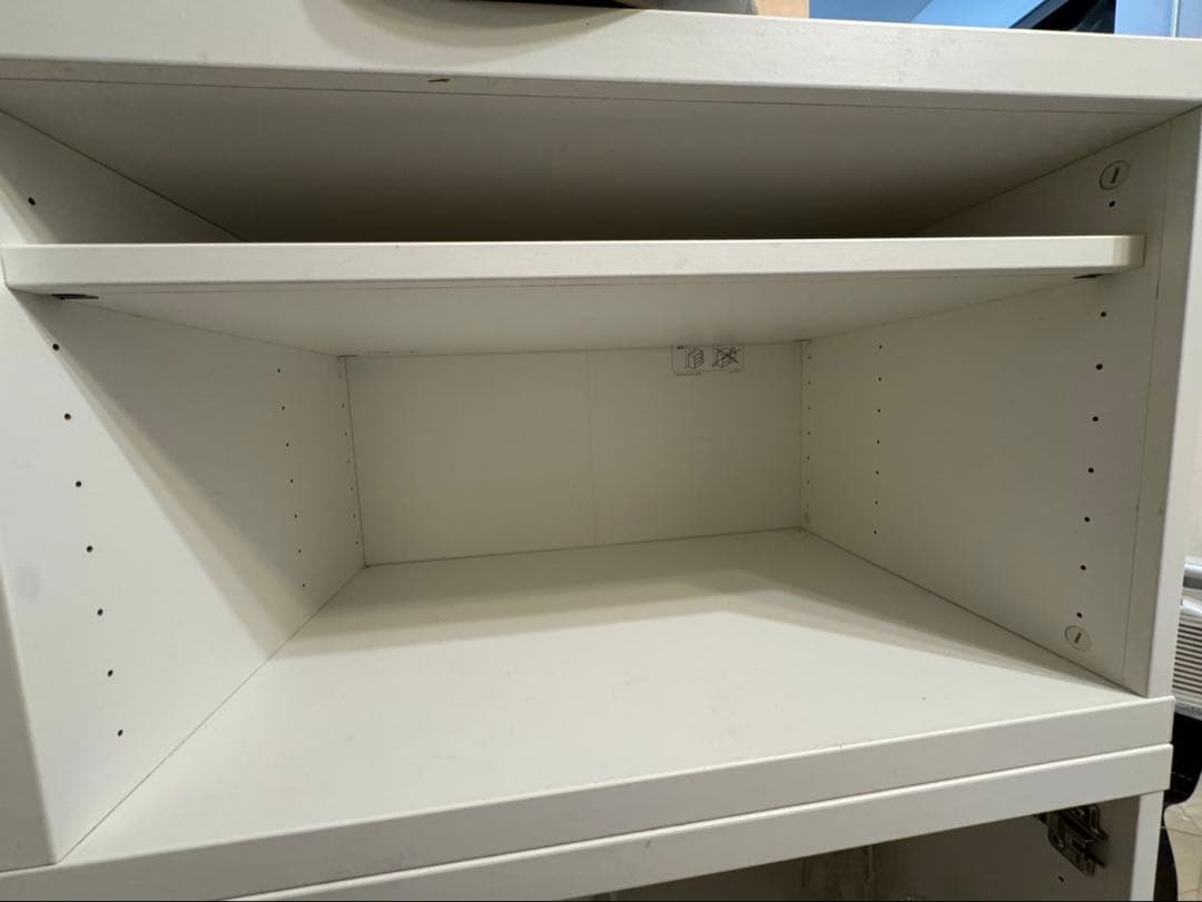 BESTÅ/ベストー ホワイトシェルフ 120cm