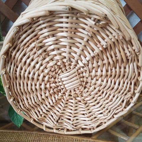 ✨新品未使用・かごまとめ売り・籐かご特大カゴ2点セット