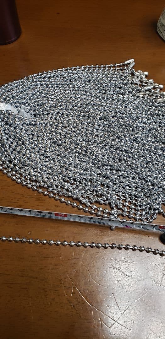 ステンレス　ボールチェーン