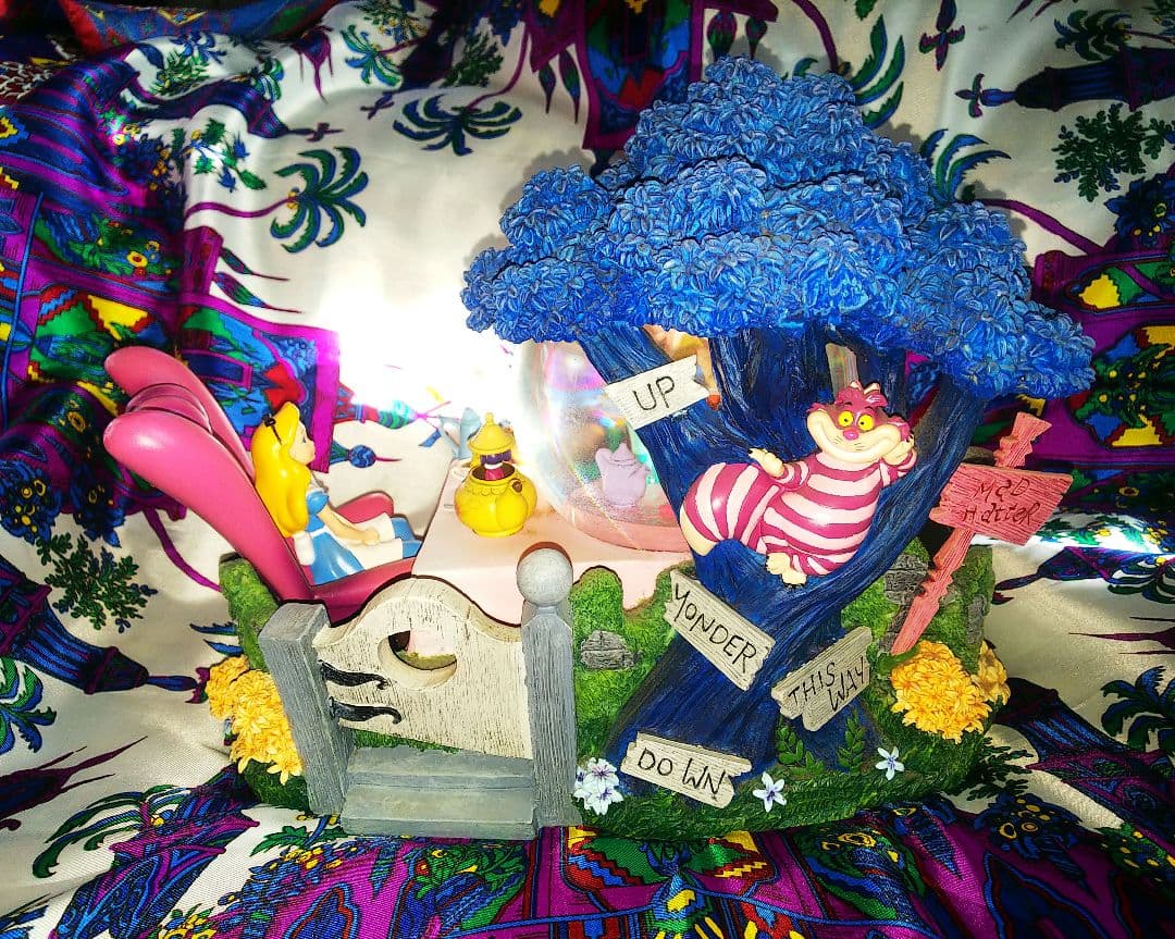 不思議の国のアリス ティーパーティー　スノーグローブ　オルゴール　希少