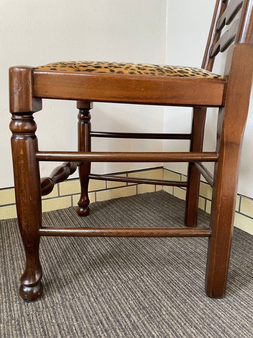 アンティークチェア ハイバック ダイニングチェア ボールアンドクロウ