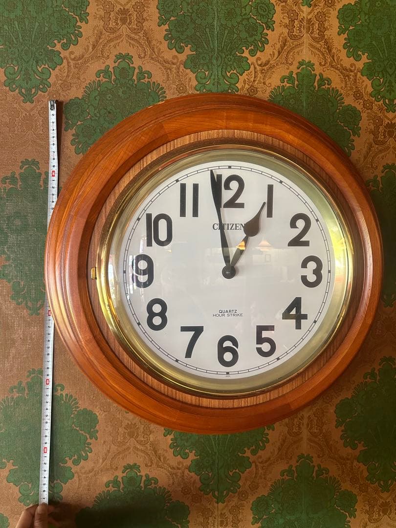 CITIZEN 掛時計 ブラウン 昭和レトロ 喫茶