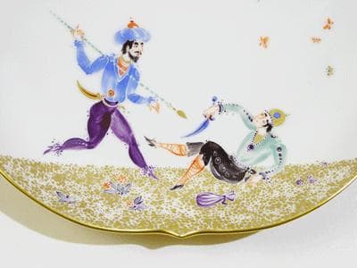 新品マイセン アラビアンナイト プレート18cm No.9