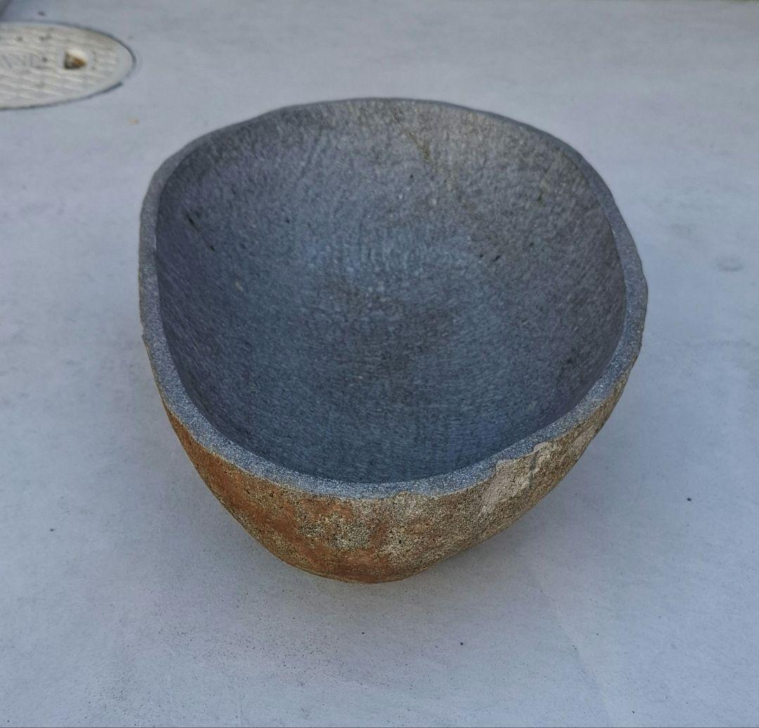 水鉢 庭石 アジアン 鉢 ビオトープ 手水鉢 めだか 金魚 庭石 つくばい 坪庭