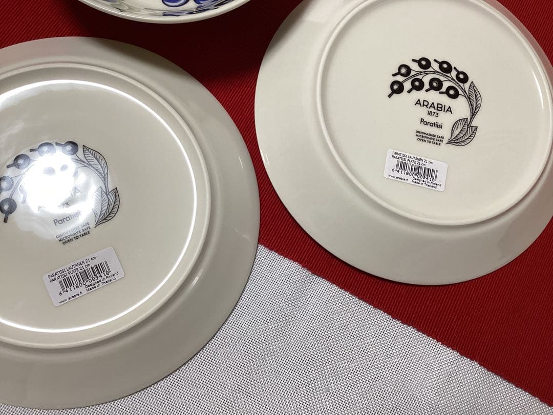 Arabia アラビア Paratiisi（パラティッシ）プレート6枚セット