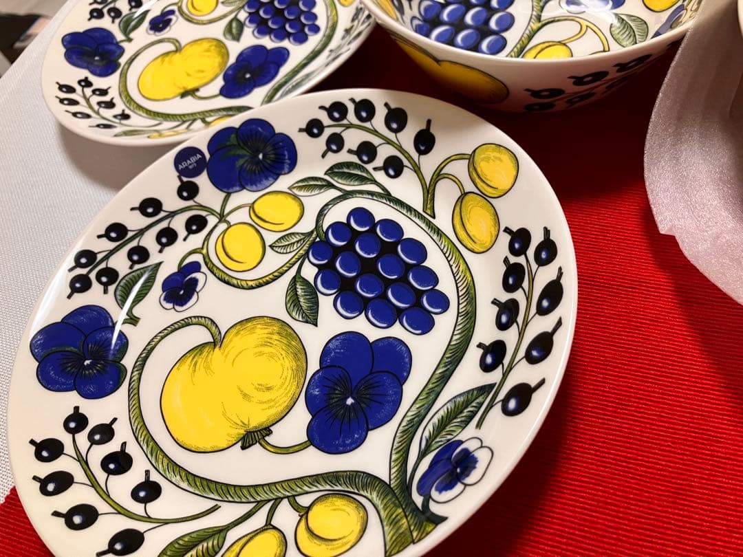 Arabia アラビア Paratiisi（パラティッシ）プレート6枚セット