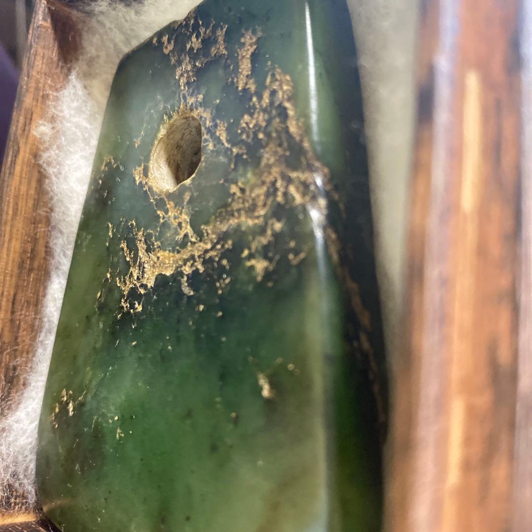 縄文期 古玉製 磨製石斧 約8cm 豊前 求菩提山麓伝承 極上石質 神聖祭祀