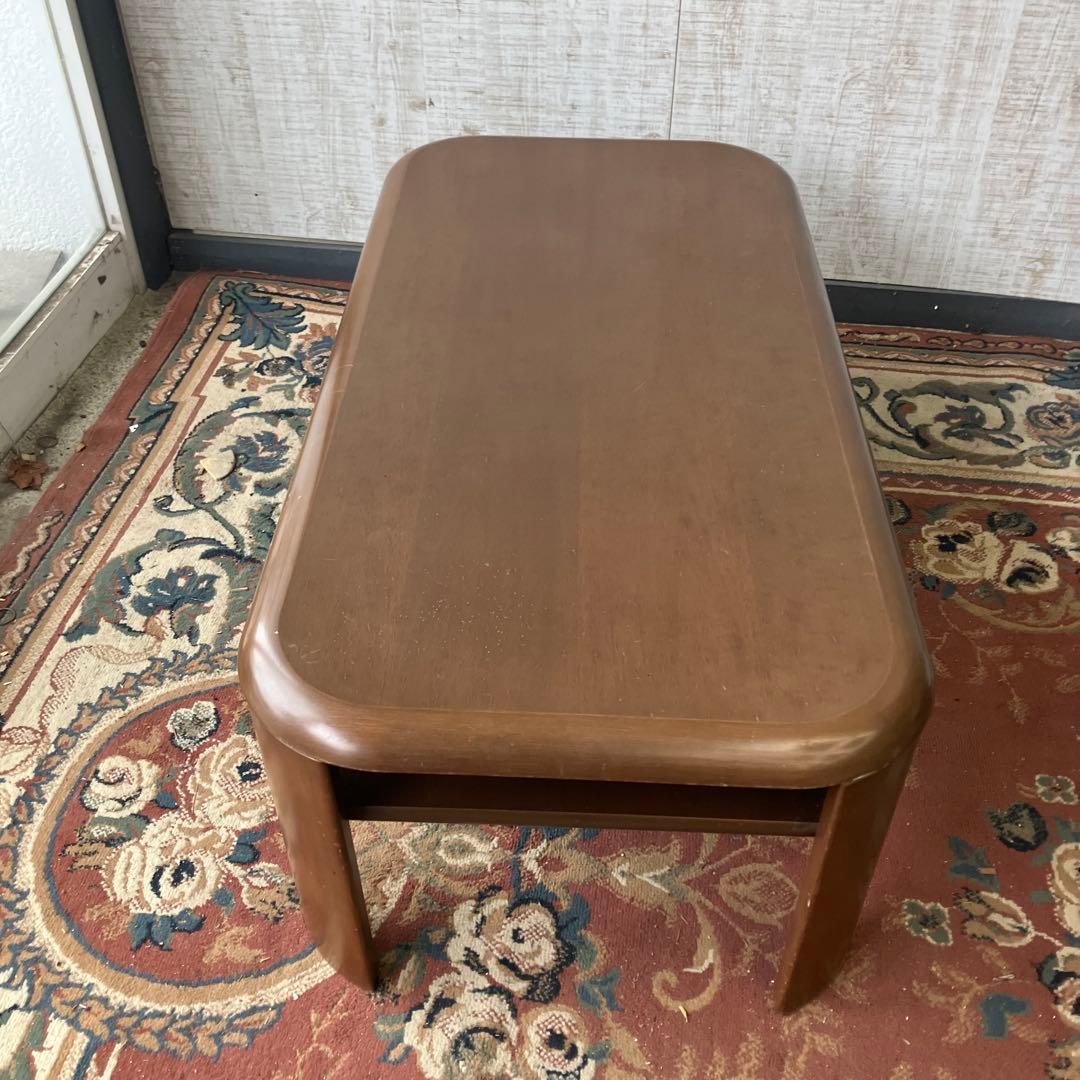 冨士ファニチア 天然木 センターテーブル ローテーブル 座卓 4人 ビンテージ