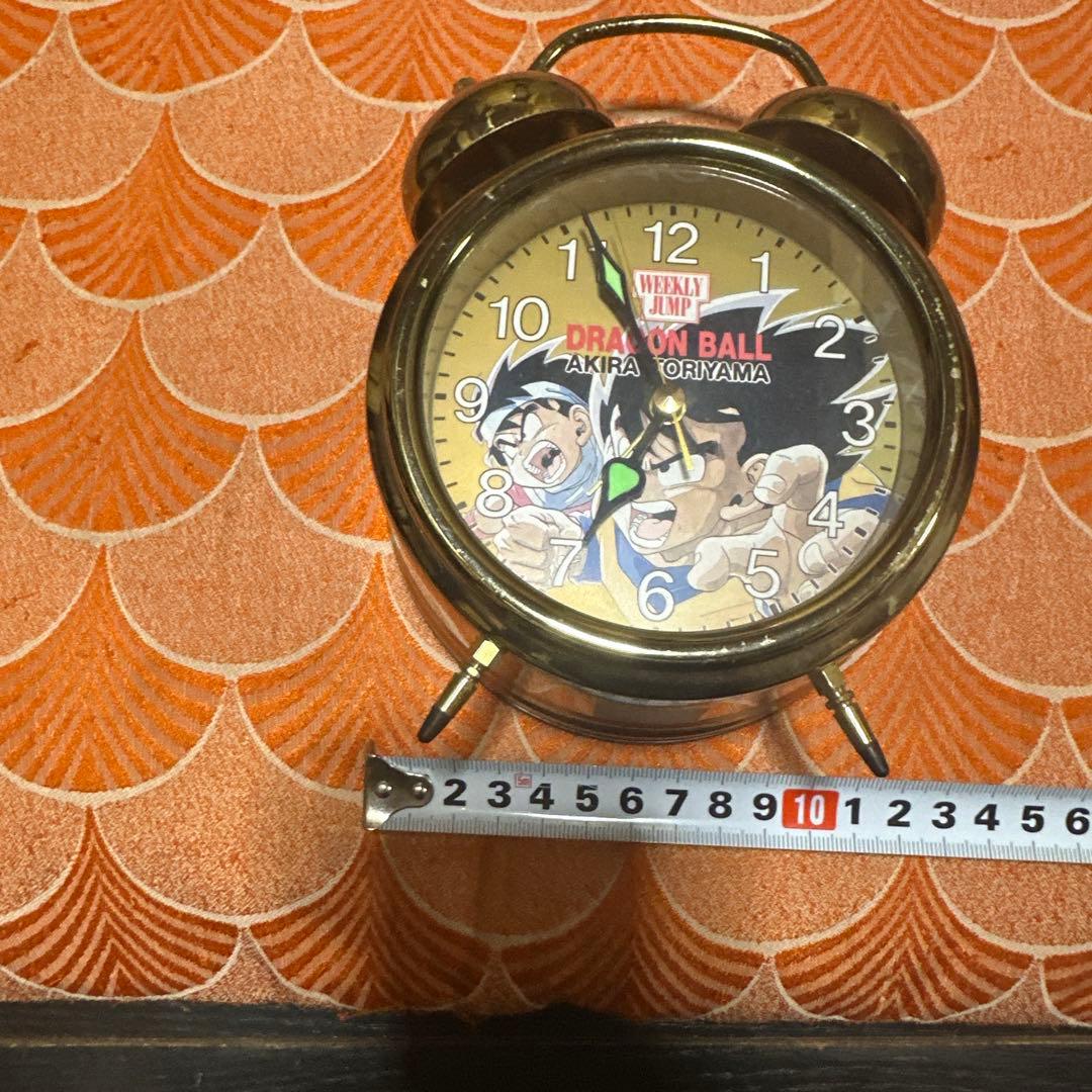 週刊少年ジャンプ　ドラゴンボール　時計　ゴールド　目覚まし時計　鳥山明　懸賞品
