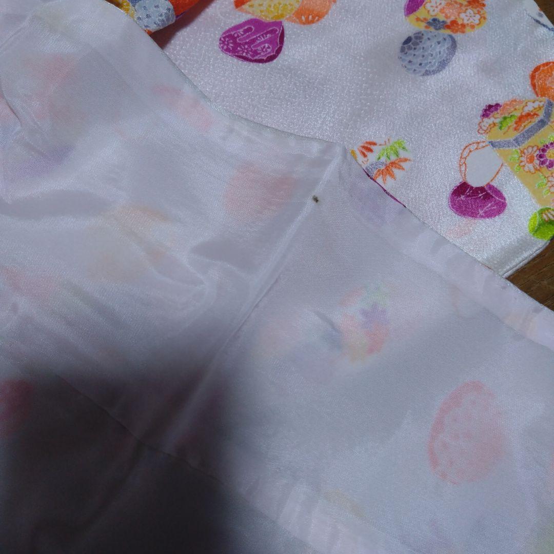 レトロ可愛い★三歳★貝道具柄★被布＆着物