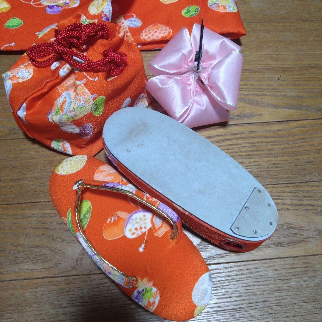 レトロ可愛い★三歳★貝道具柄★被布＆着物