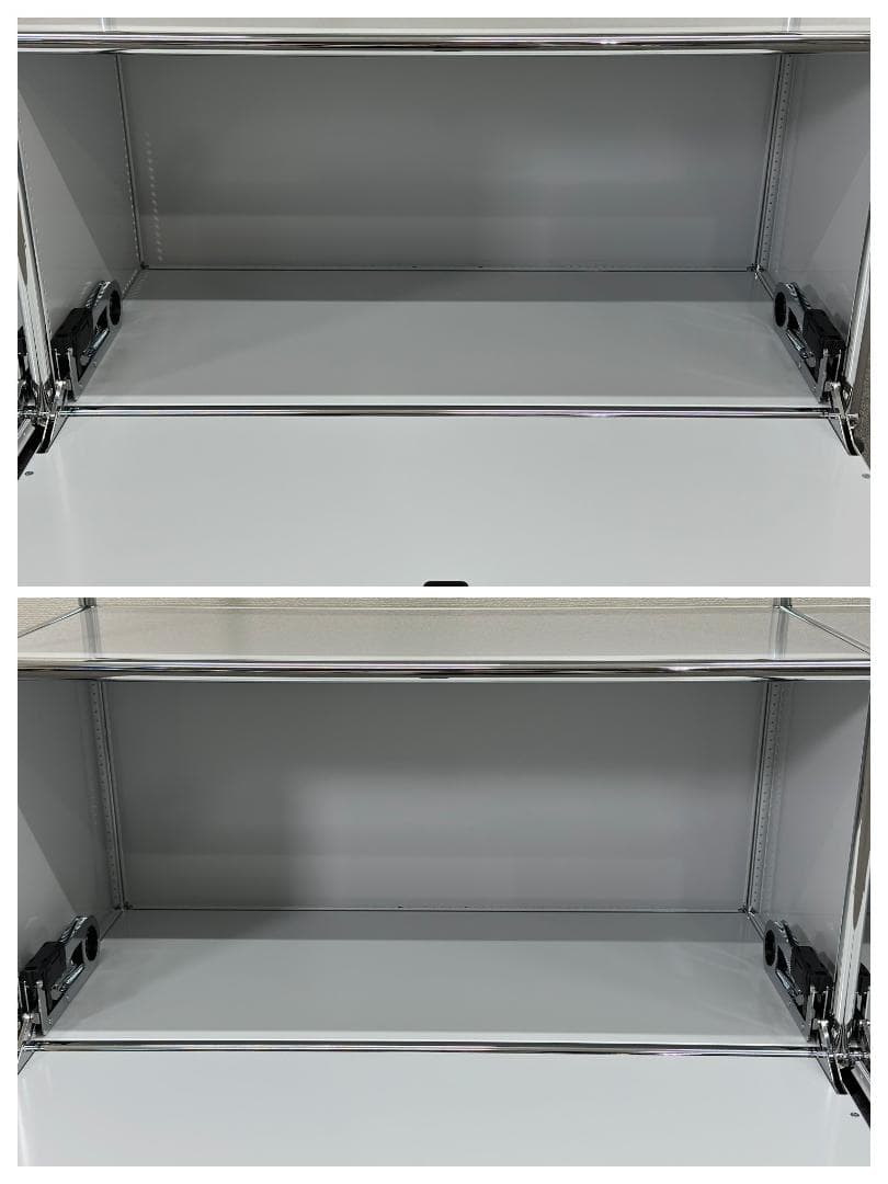 再入荷！正規品！ほぼ未使用品■USMハラー■キャビネット　2列2段　ライトグレー