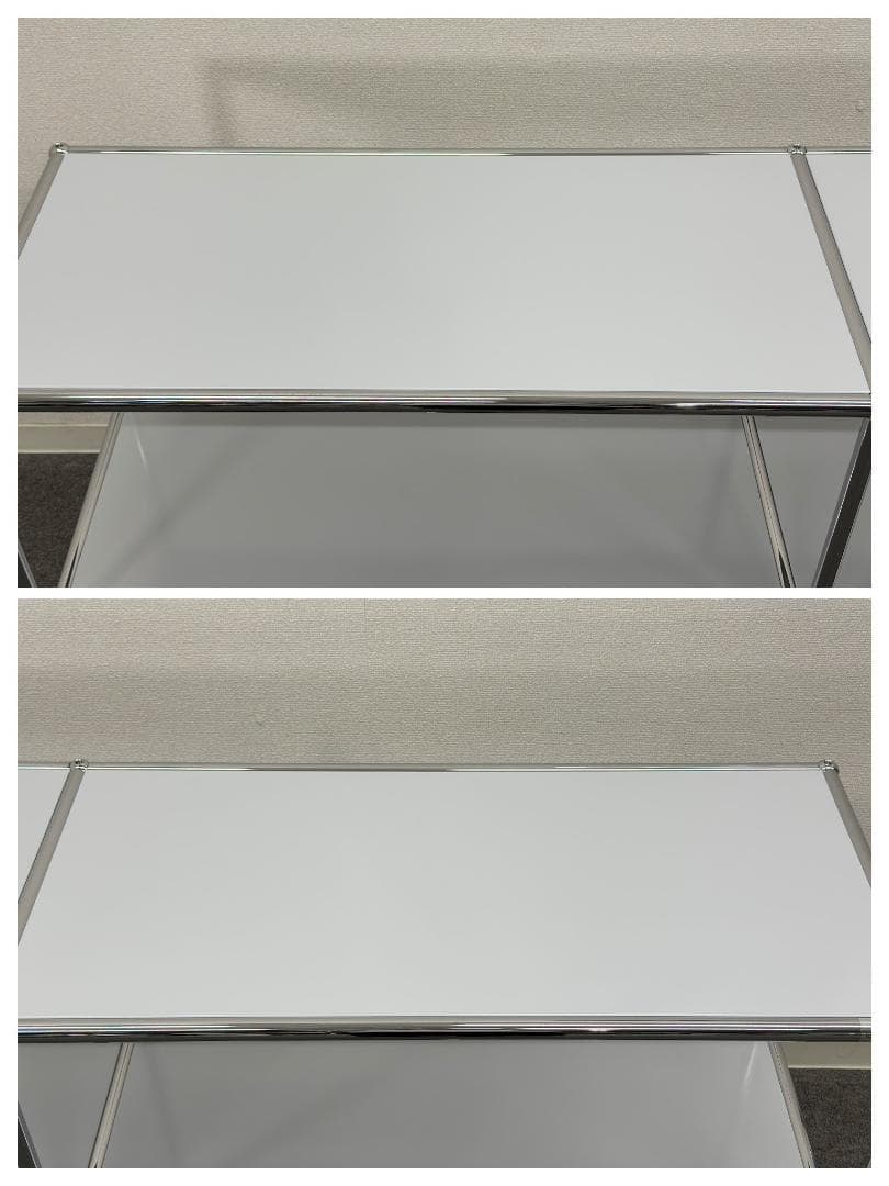 再入荷！正規品！ほぼ未使用品■USMハラー■キャビネット　2列2段　ライトグレー