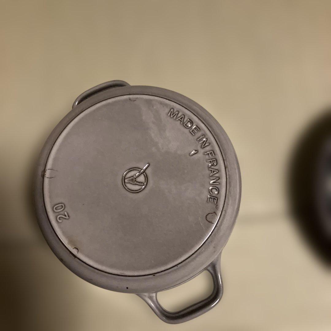 CHASSEUR 両手鍋 グレー 取扱説明書付き