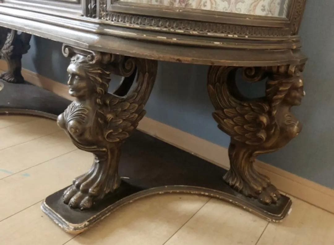 マリオコルチャゴ　フラテッリ・オリッジ　アンティーク　飾り棚　キャビネット