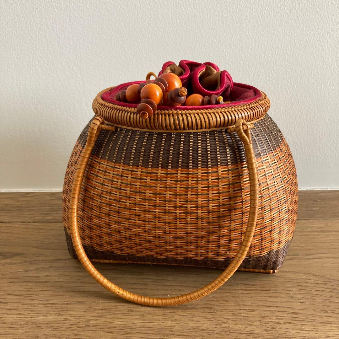 かごバッグ　和装　工芸品