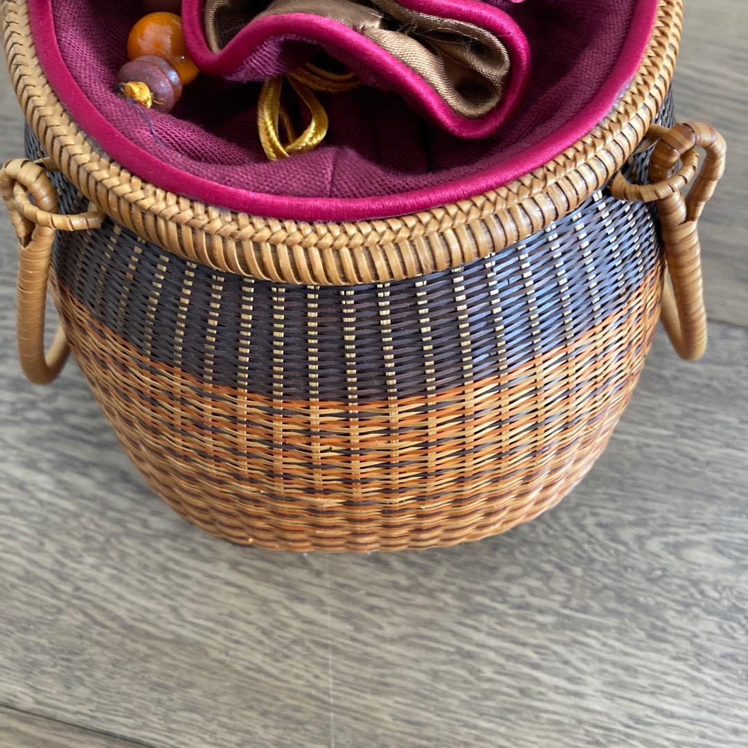 かごバッグ　和装　工芸品