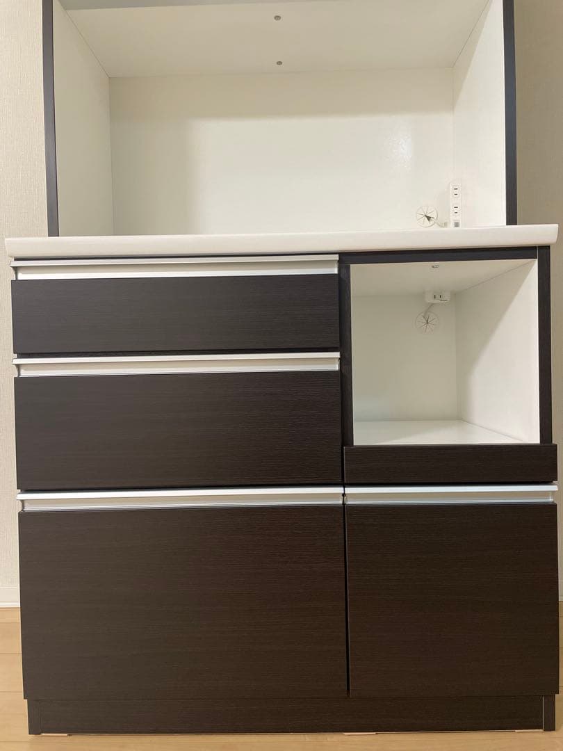 【ニトリ】未使用　カップボード　食器棚　キッチンボード　90