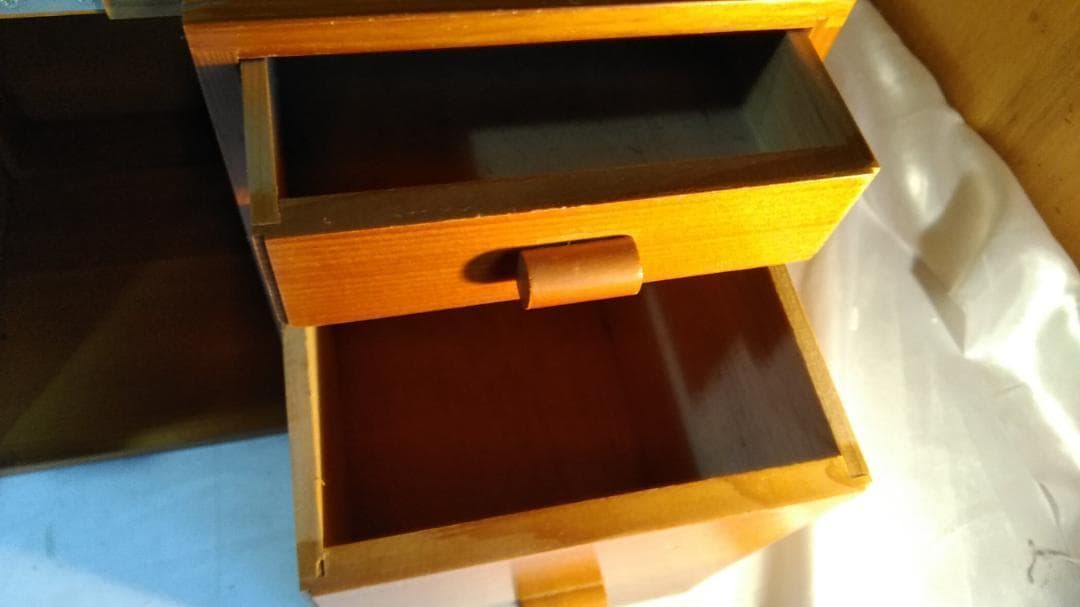 ビンテージ品　化粧台　アンティーク　小物入れ　木製 サ