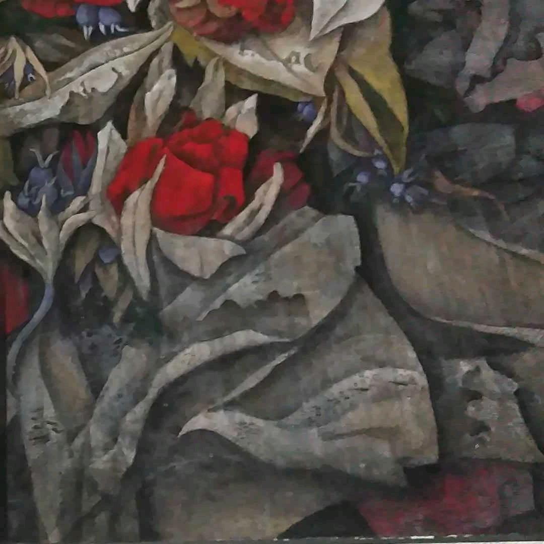 日本画(41)　番外編　カンナ