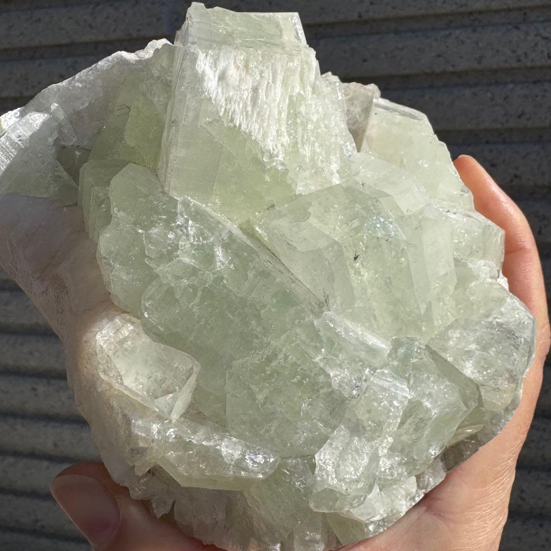 グリーンアポフィライト　原石