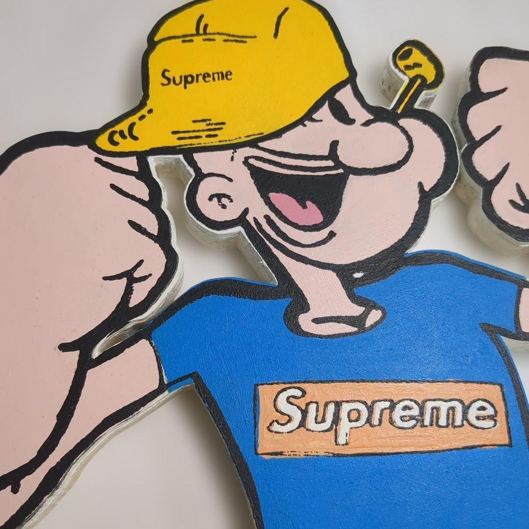 【希少】 ポパイ supreme 木製 ディスプレイ