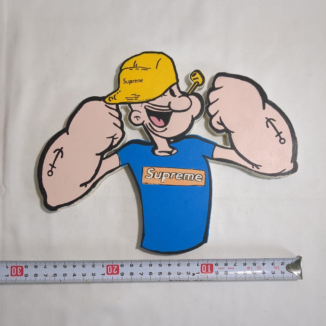 【希少】 ポパイ supreme 木製 ディスプレイ