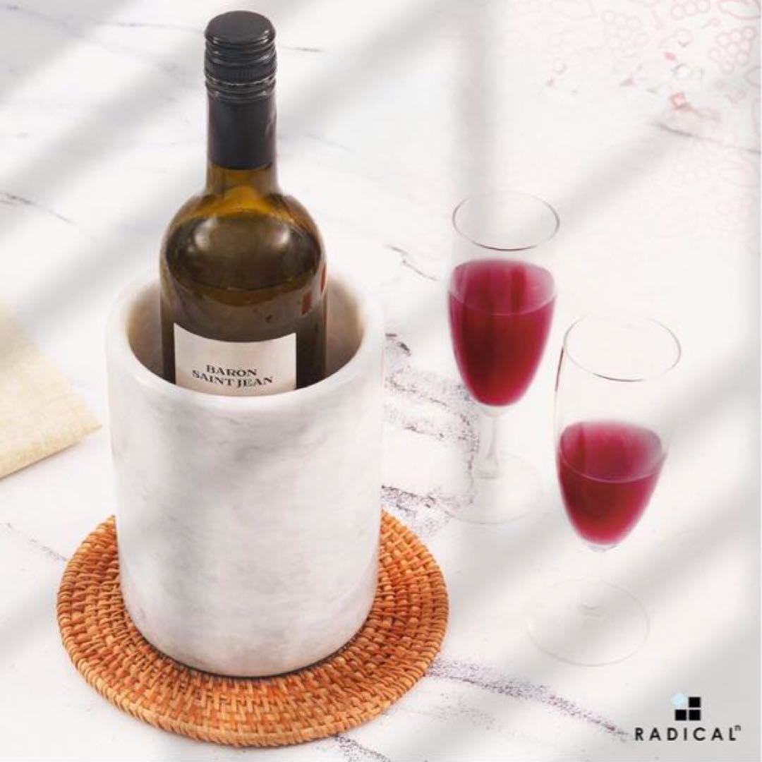 Radicaln 大理石ワインクーラー ホワイト 6.5インチ