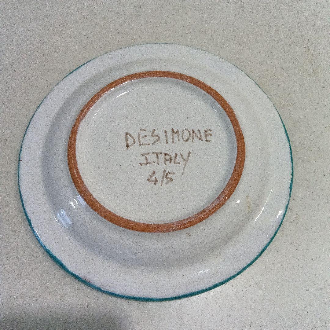 De Simone イタリアシチリア ハンドメイド皿６枚セット