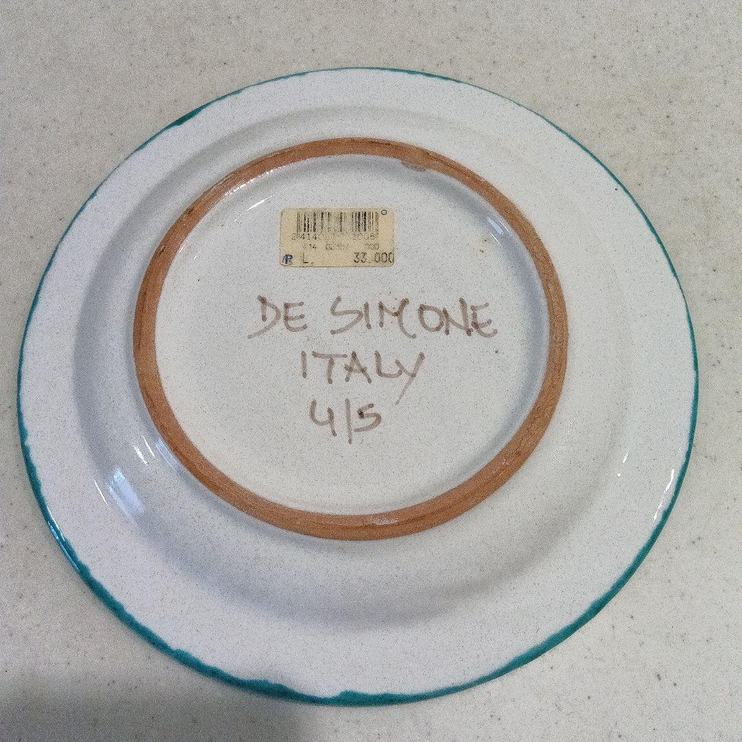 De Simone イタリアシチリア ハンドメイド皿６枚セット