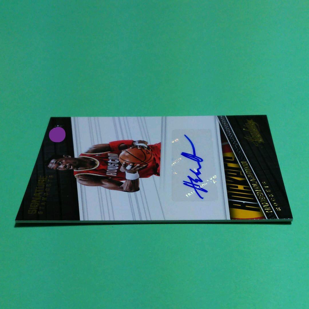 HAKEEM OLAJUWON　オラジュワン　直筆サインカード　AUTO　NBA