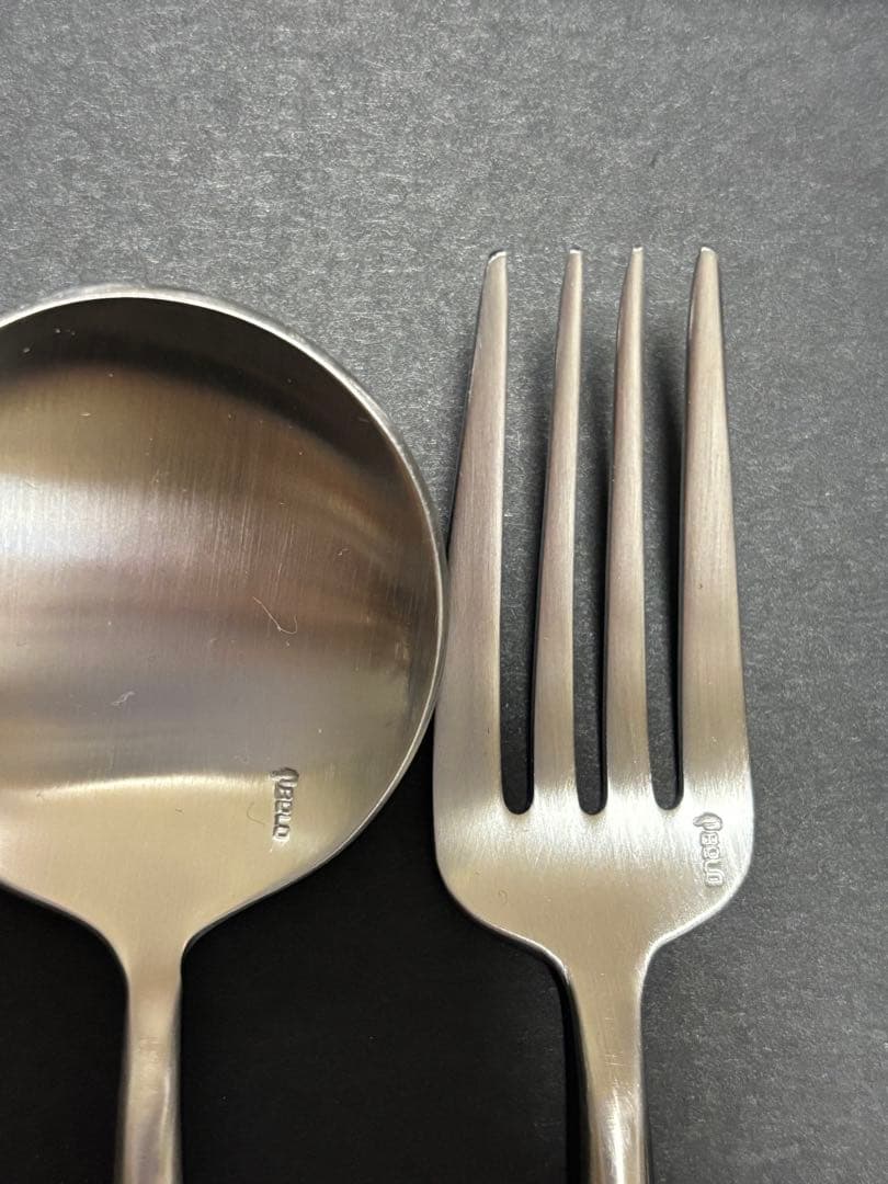 新品箱付 BELO INOX ベロイノックス カトラリー 6本セット ブラウン