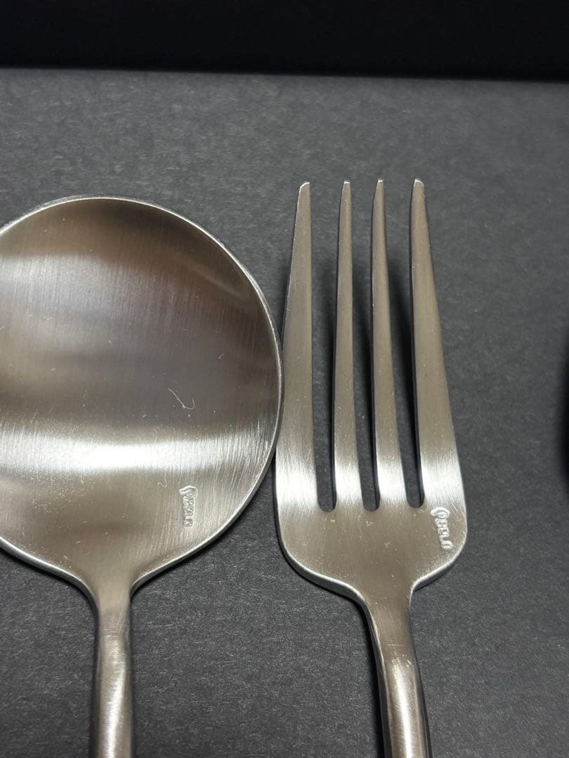 新品箱付 BELO INOX ベロイノックス カトラリー 6本セット ブラウン