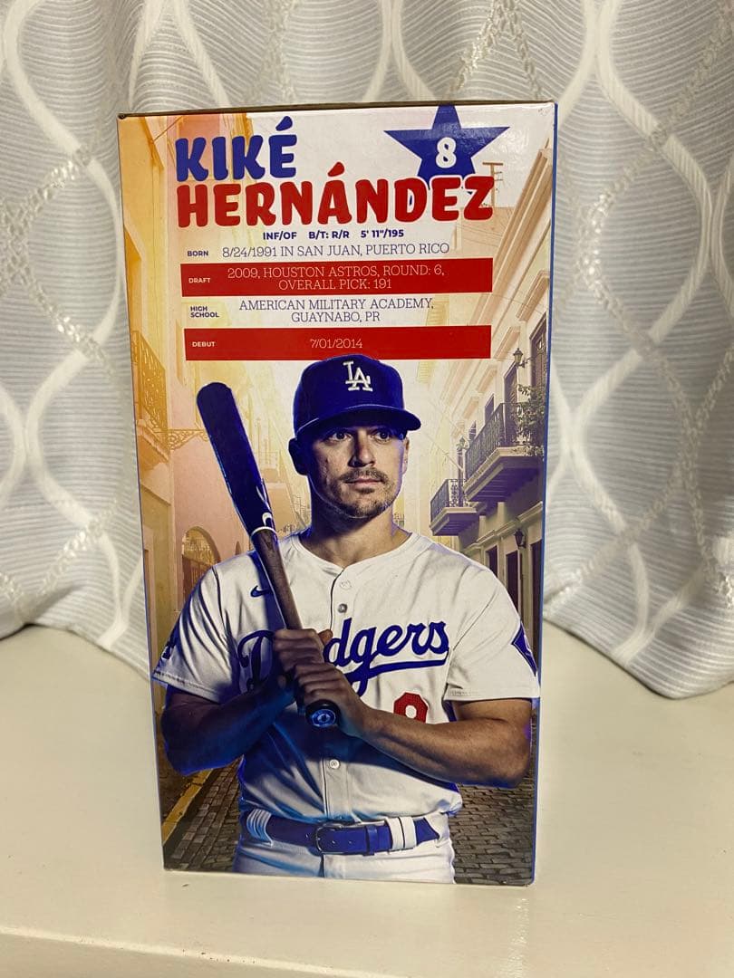 【予約有】ロサンゼルス・ドジャース キケヘルナンデス ボブルヘッドフィギュア