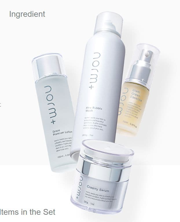 [新品★未使用未開封] 愛沢えみりプロデュースのnorm+ 4個セット