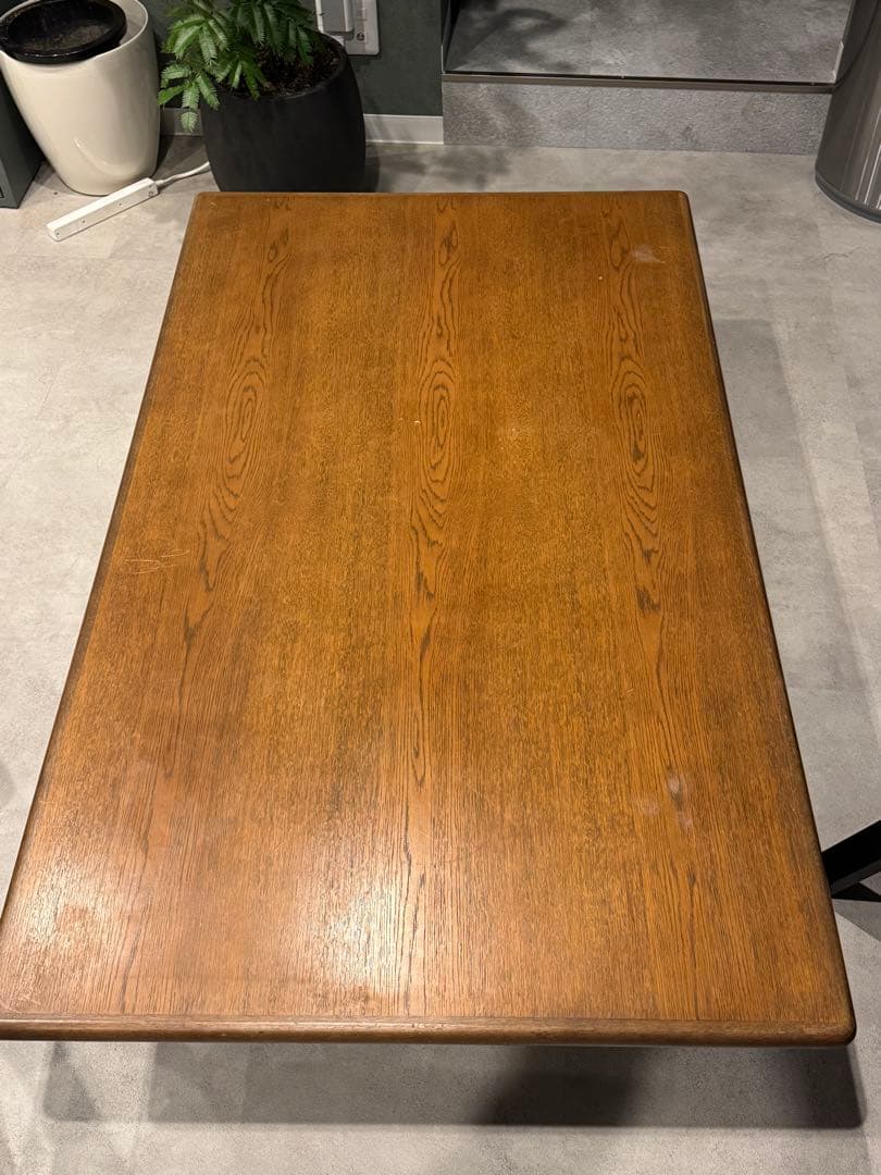 カリモク karimoku 木製ブラウン角型ローテーブル