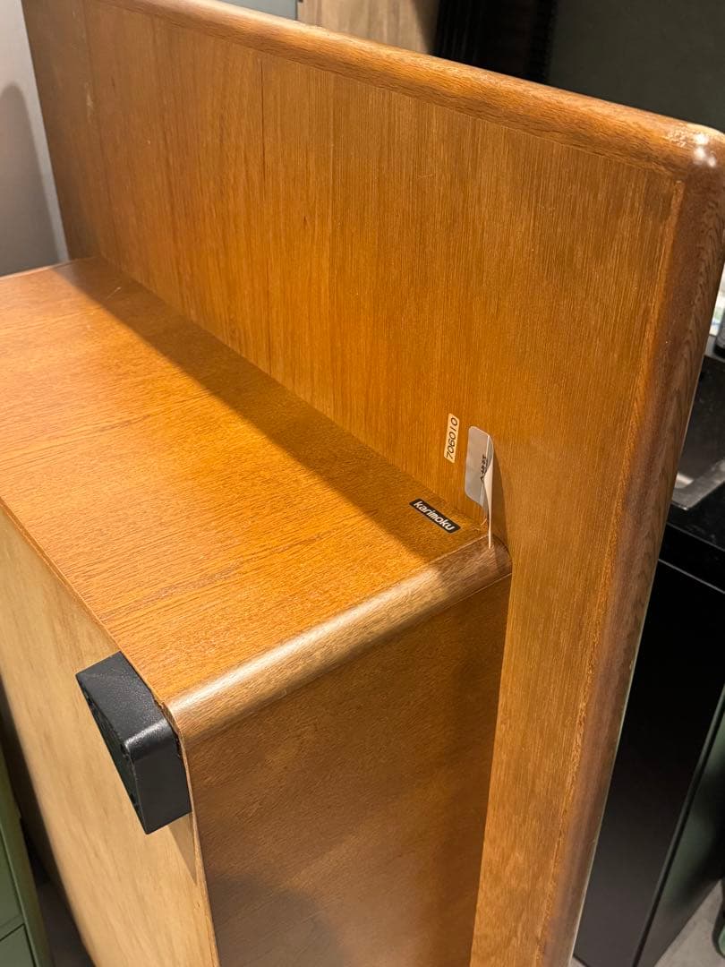 カリモク karimoku 木製ブラウン角型ローテーブル