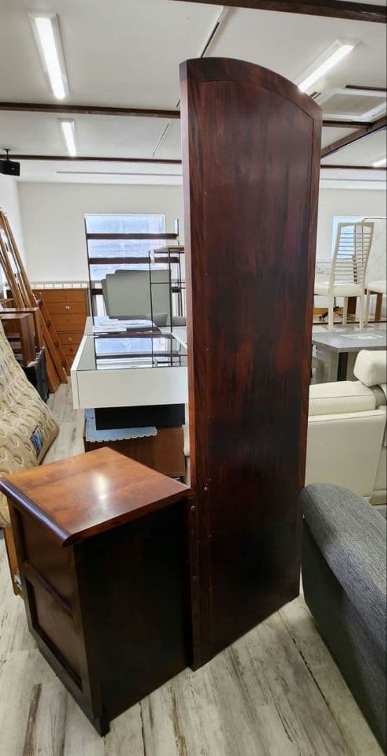 民芸家具　姿見 ＋ サイドチェスト　鏡　ドレッサー　つくしギャラリー