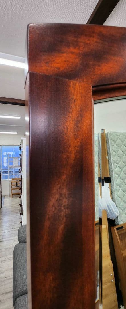 民芸家具　姿見 ＋ サイドチェスト　鏡　ドレッサー　つくしギャラリー