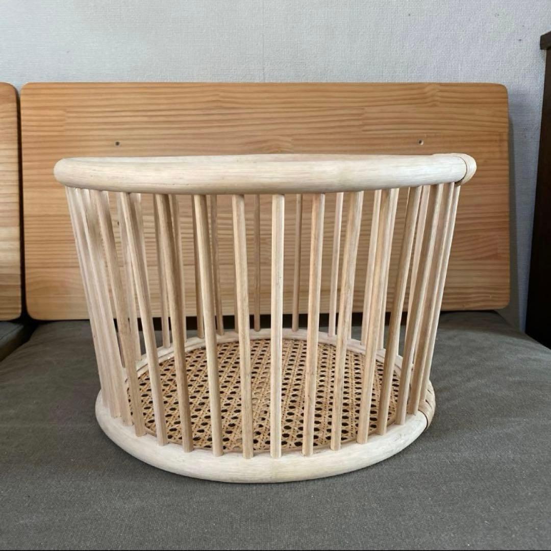 ツルヤ商店 籐バスケット maru S 籐 ラタン カゴ 収納かご インテリア