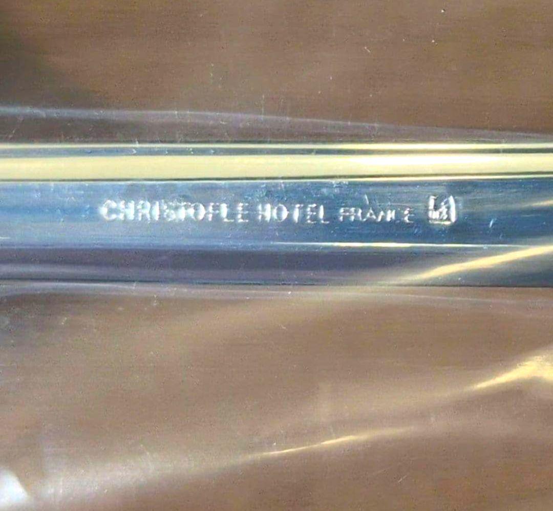 【未使用】クリストフルホテル　6本　2人　アメリカ　ナイフ　フォーク　スプーン