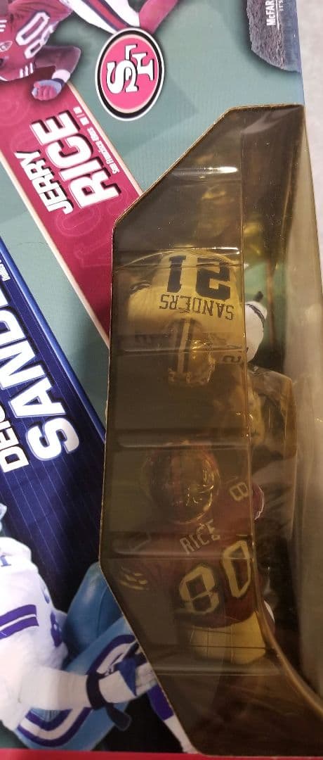 【激レア　未開封】NFL　マクファーレン　2pack　★ディオンvsライス★