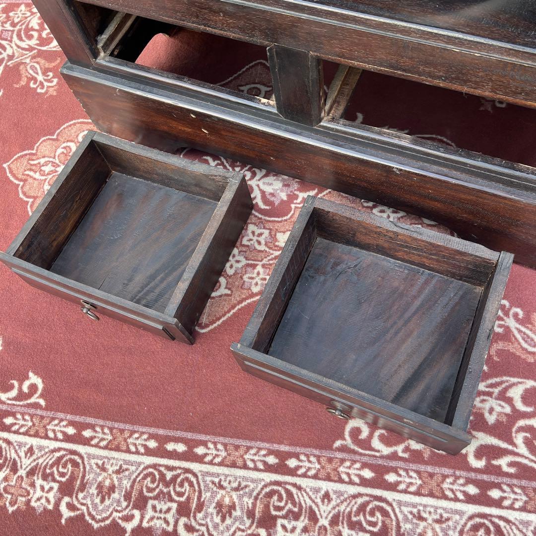 ビンテージ古家具◾️木製無垢材 古着屋で使っていたディスプレイ棚 展示棚 シェルフ