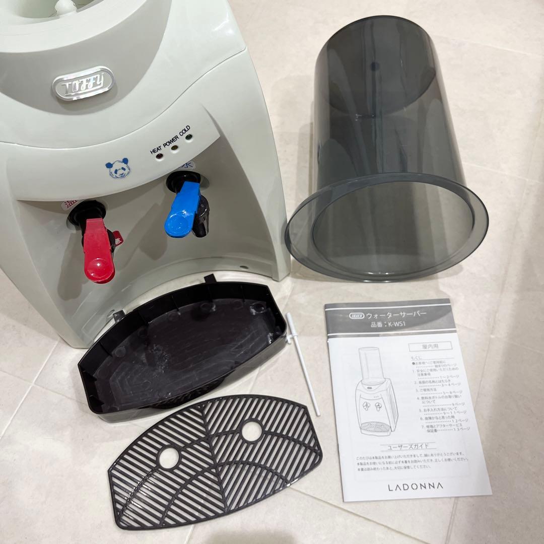 Toffy ❤︎ ウォーターサーバー ペールアクア 卓上 温冷 家電 浄水器