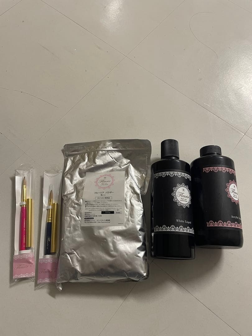 アクリルネイルセット（パウダー・リキッド・筆）