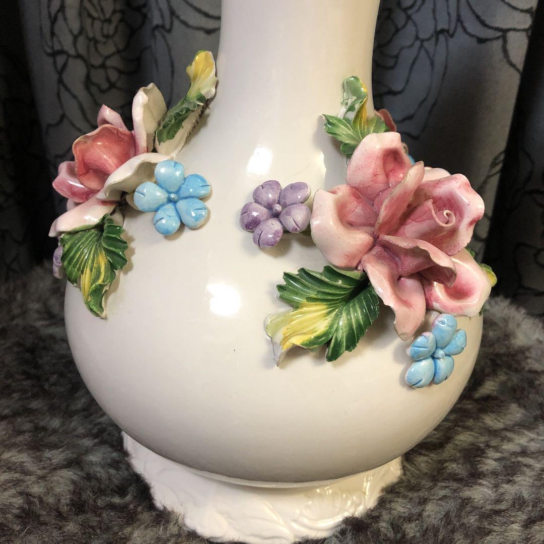 Capodimonte カポディモンテ 陶器 花瓶 - メルカリ